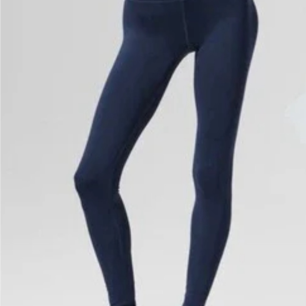 ALO YOGA Navy airbrush Leggings